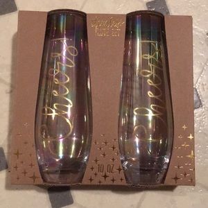 Stemless Flute Glasses